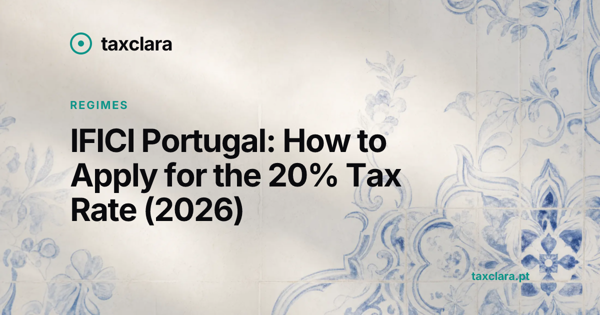 IFICI Portugal: How to Apply for the 20% Tax Rate (2026)